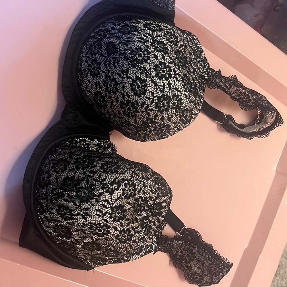 Victoria's Secret Black Lace Full Coverage Bra